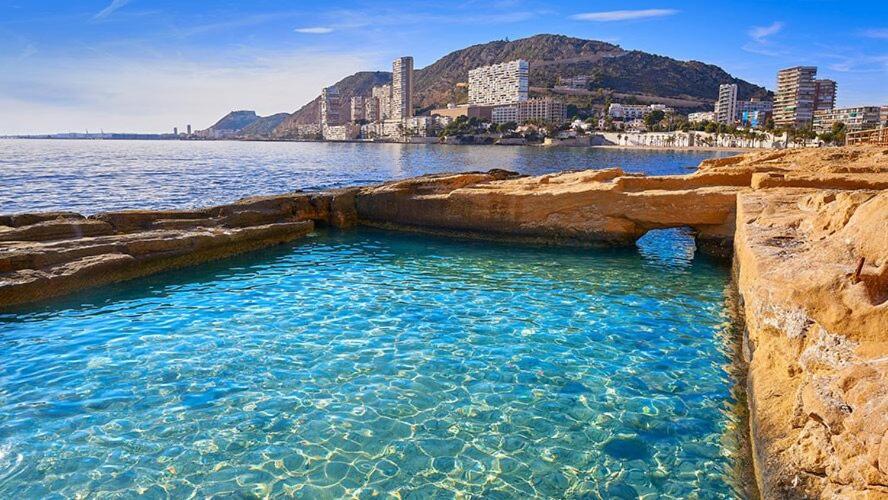 Apartamento En Playa De La Albufereta Alicante Dış mekan fotoğraf